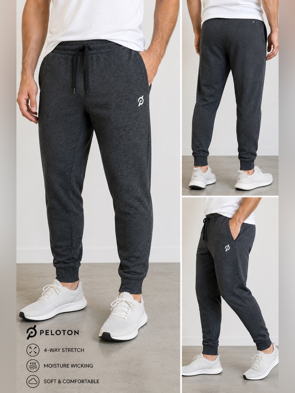 Peloton Performance Jogger Sweatpants Charcoal Gray XXL